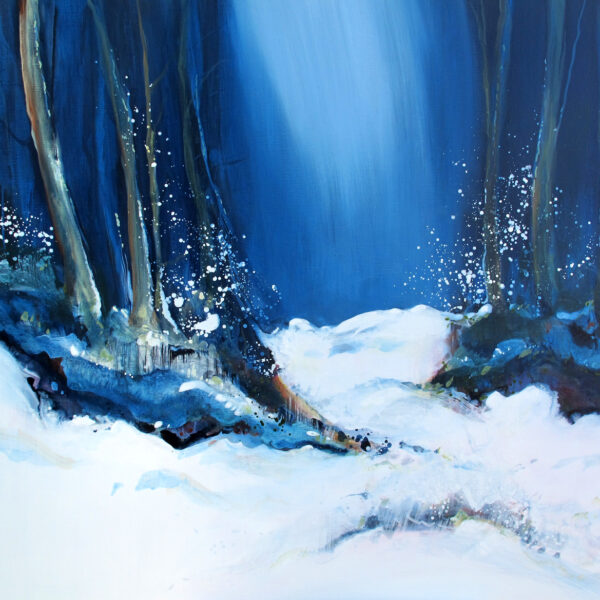 Entre... 020623 - Acrylique sur toile - 100x120 cm
